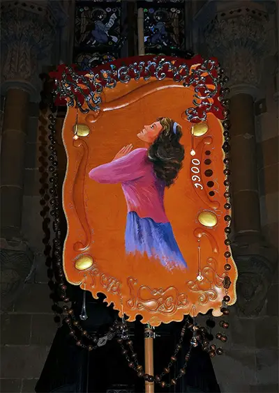 Banner of Misericordia Antoni Gaudi
